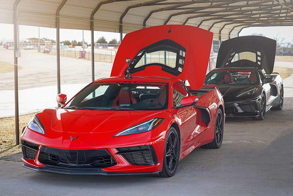 ProCharger Chevrolet Corvette C8. Imagen exterior.