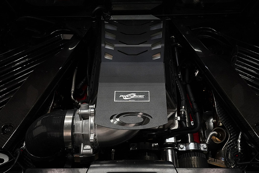 ProCharger Chevrolet Corvette C8.  Image motor.