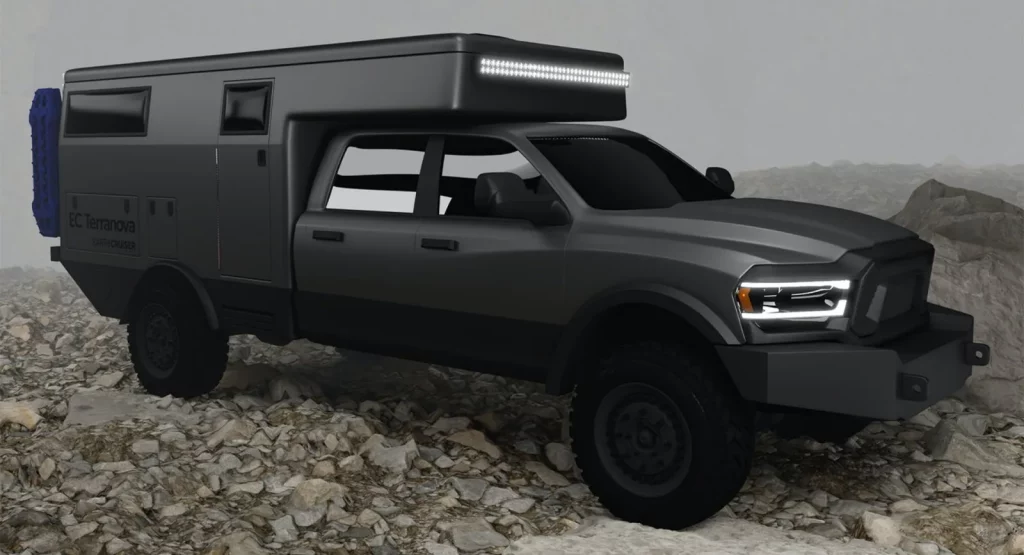 2023 EarthCruiser pick-up eléctricos. Imagen Terranova.