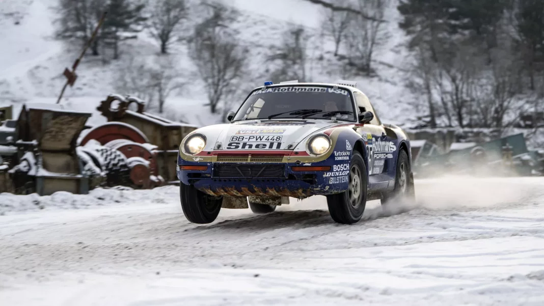 1986 Porsche 959 Dakar restauración. Imagen movimiento.