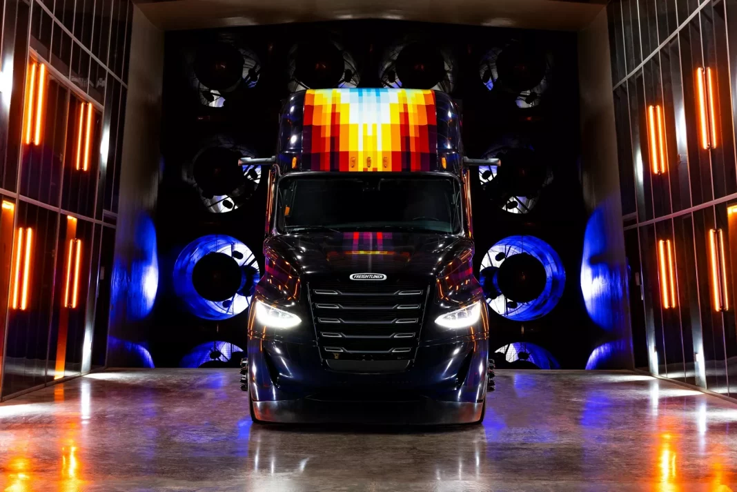 2023 Freightliner SuperTruck II. Imagen portada.