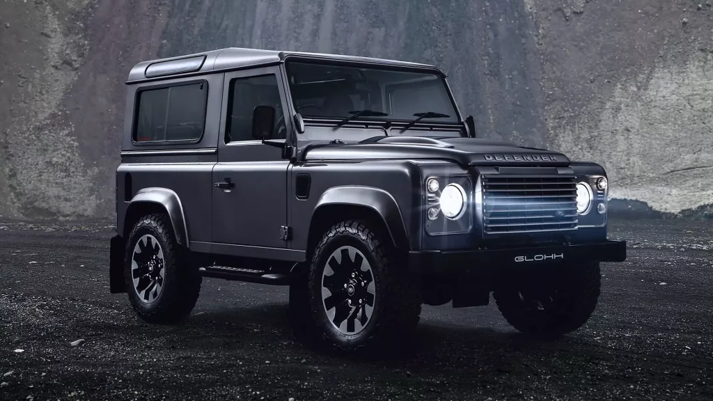 2023 Glohh Land Rover Defender. Imagen estática frontal.