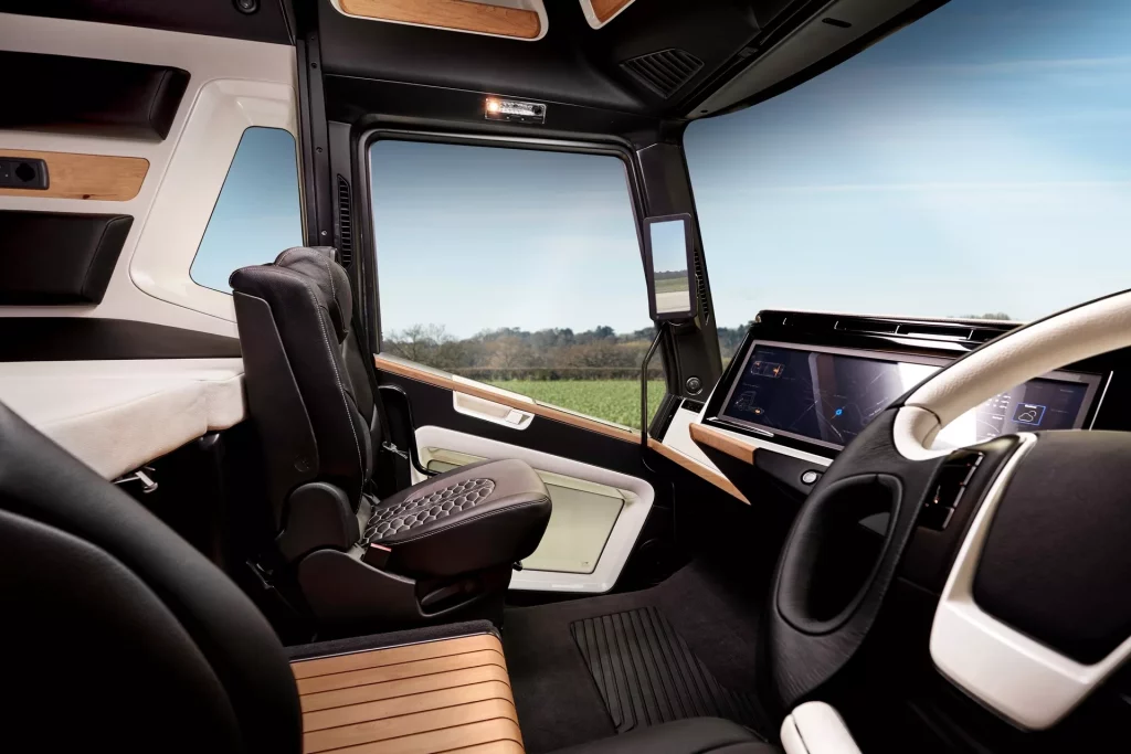 2023 HVS HGV Camión de hidrógeno. Imagen interior.