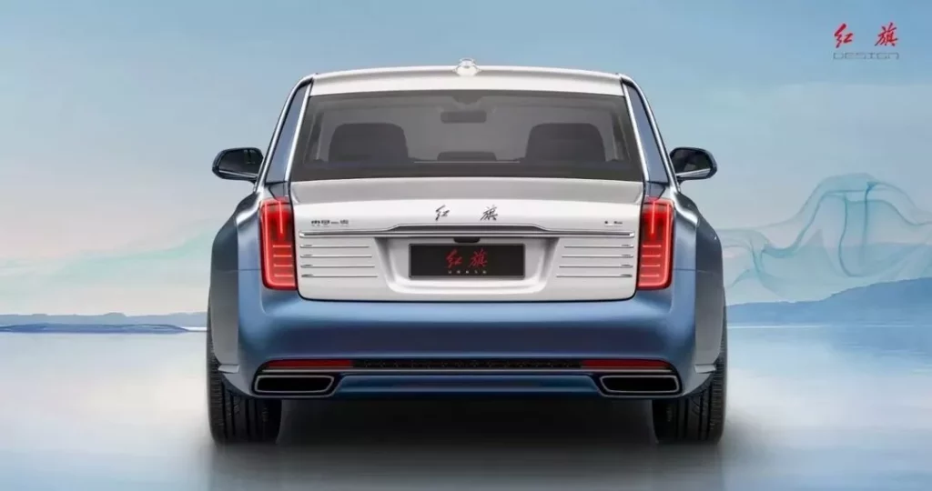 2023 Hongqi L5. Imagen trasera.