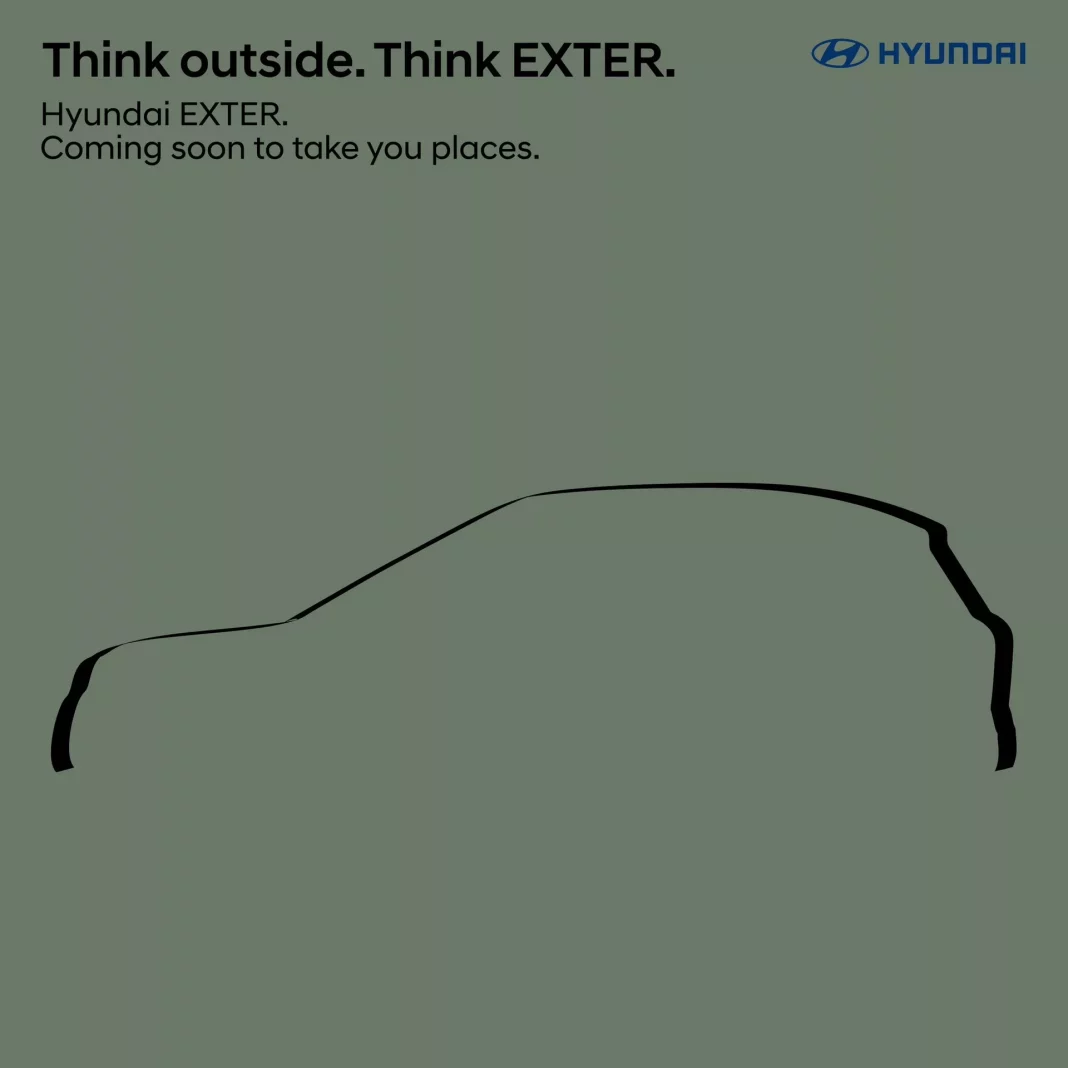 2023 Hyundai Exter Teaser. Imagen portada.