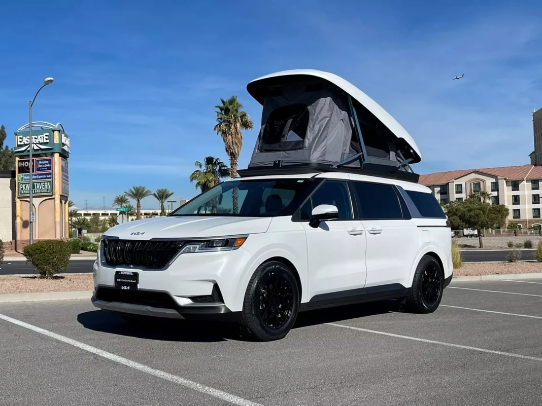 2023 Kia Carnival Camper. Imagen portada.