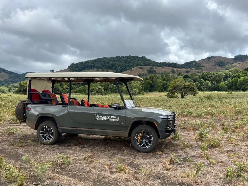 2023 Rivian R1T Safari. Imagen estática.