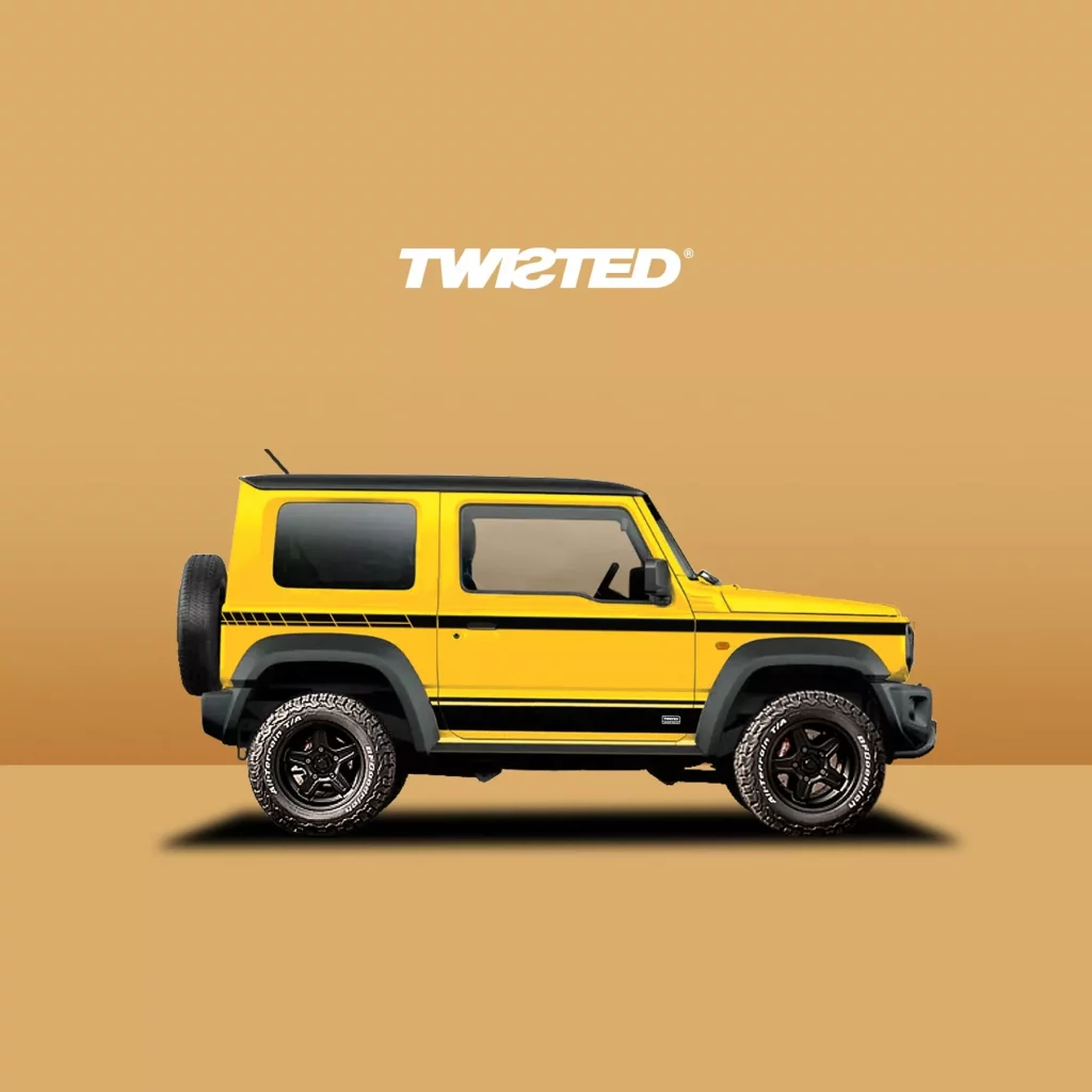 2023 Suzuki Jimny Twisted Automotive. Imagen amarillo.