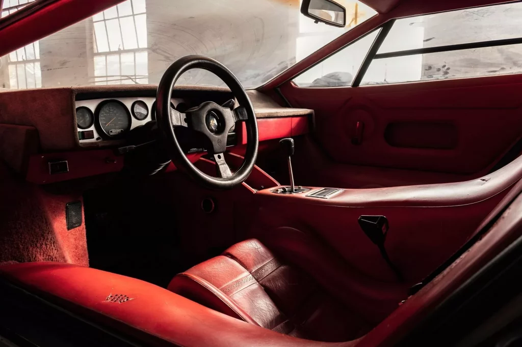 1982 Lamborghini Countach LP500S. Imagen interior.