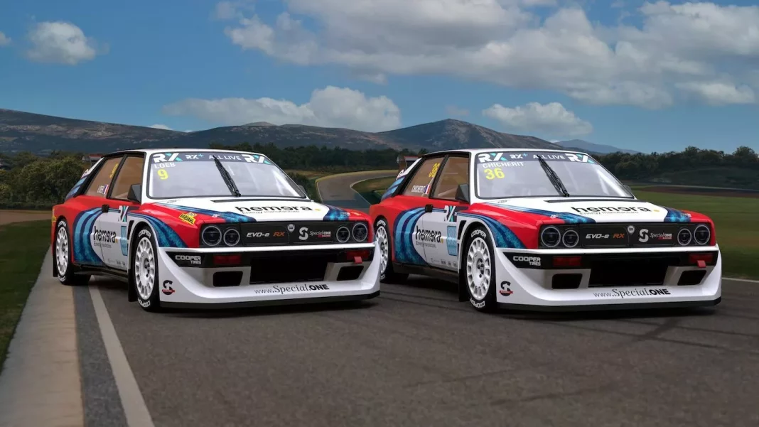 2023 Lancia Delta EVO-e Rallycross. Imagen portada.