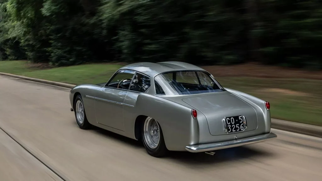 1956 Maserati A6G 54 Zagato Berlinetta. Imagen movimiento trasero.