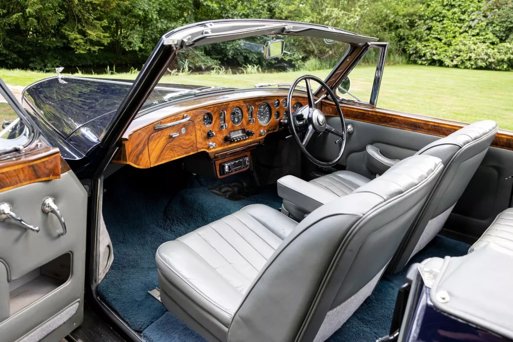 1958 Bentley S1 Continental Drophead Coupe Jay Kay. Imagen interior.