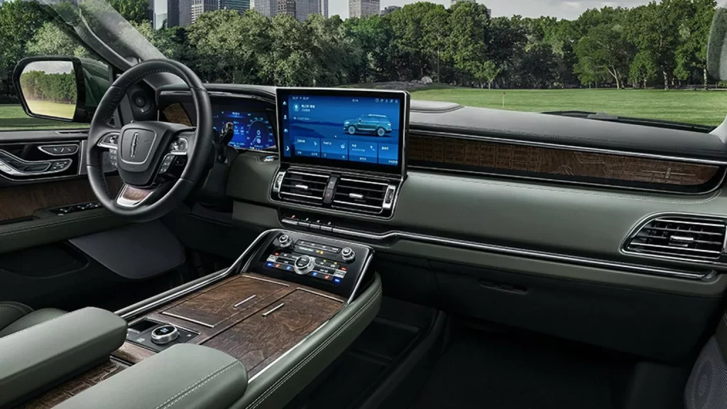 2023 Lincoln Navigator Black Gold Edition. Imagen interior.