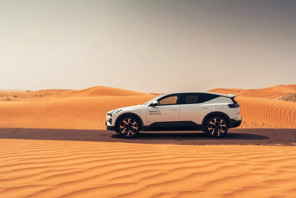 2023 Polestar 3 Test en Dubai. Imagen perfil.