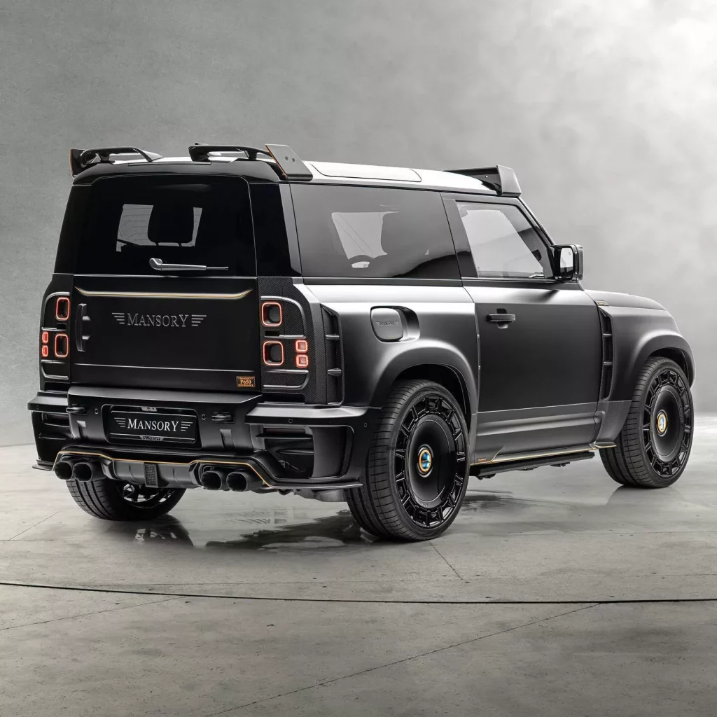 2023 mansory land rover defender black edition 22 Motor16