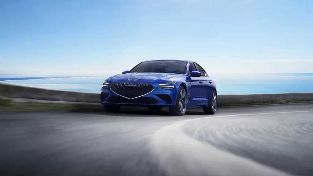 2024 Genesis G70 USA. Imagen portada.