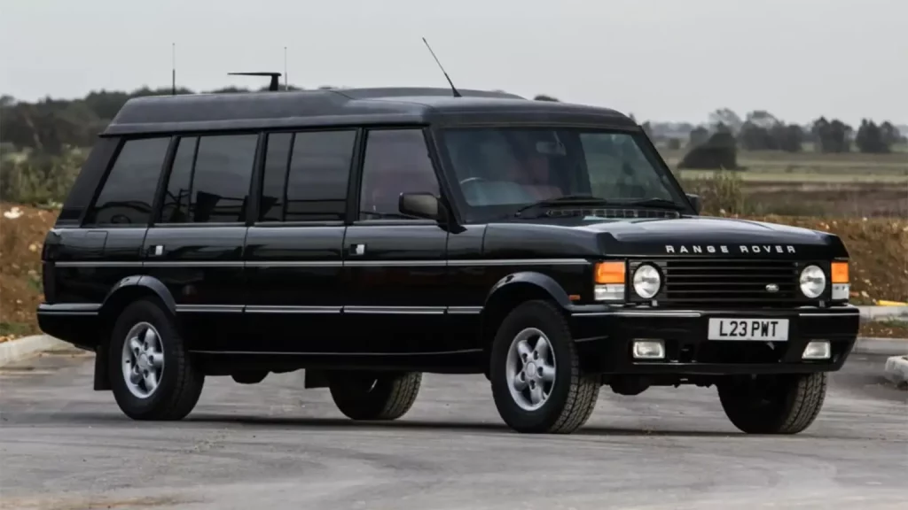 1994 Range Rover Sultán de Brunei. Imagen delantera.