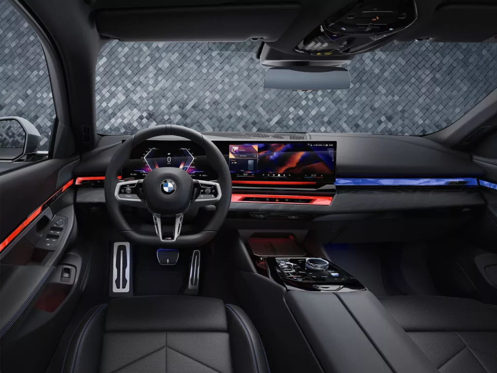 2023 BMW Serie 5 y BMW i5 First Edition. Imagen interior.