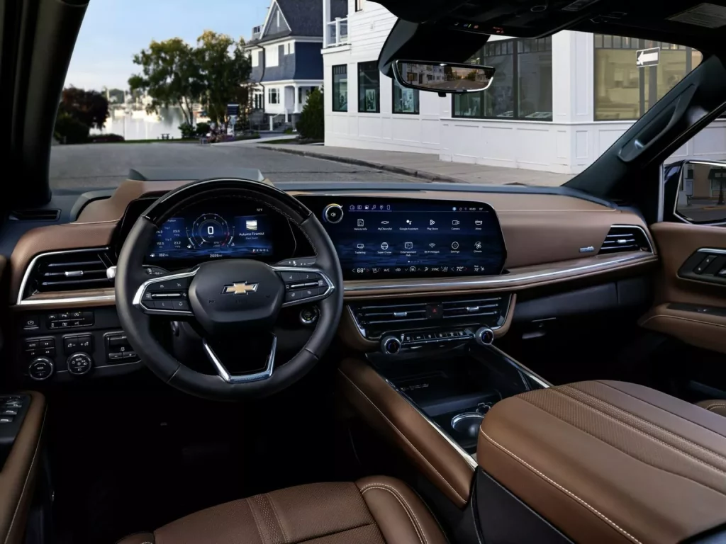 2023 Chevrolet Tahoe y Suburban. Imagen interior.