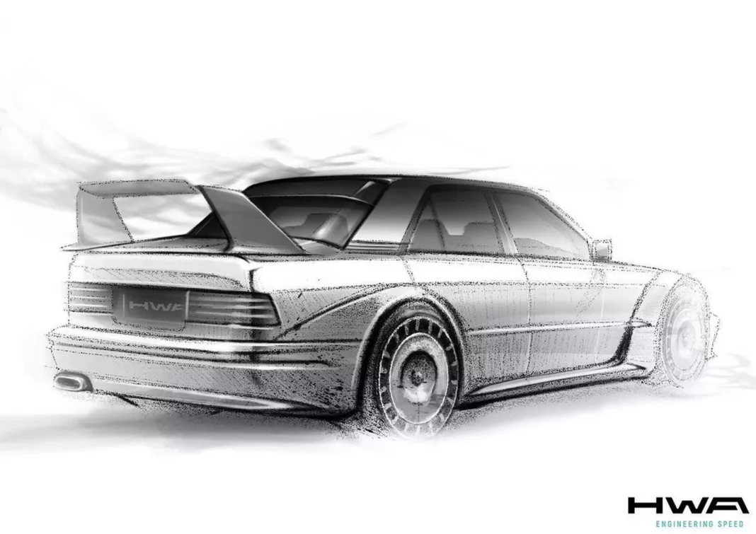 2023 HWA EVO Mercedes-Benz 190E 2.5-16 Evolution II. Imagen portada.