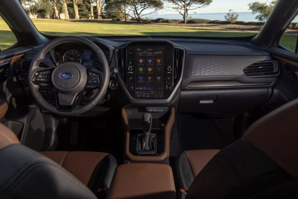 2023 Subaru Forester USA. Imagen interior.