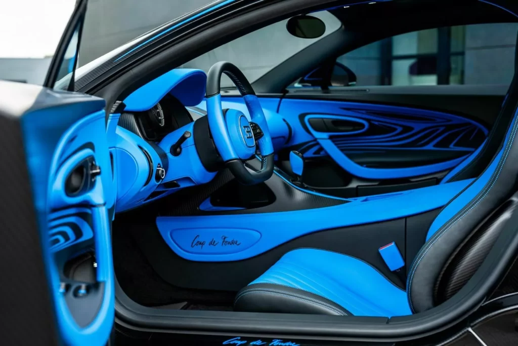 2023 Bugatti Chiron Super Sport Sur Mesure. Imagen interior.