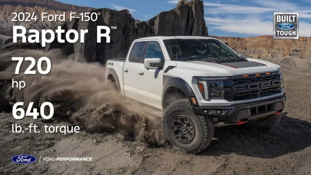 2023 Ford F-150 Raptor R. Imagen detalle 720 CV.