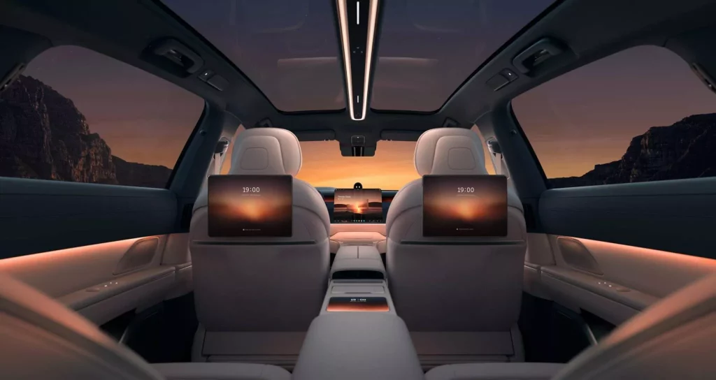 2023 NIO ET9. Imagen interior.