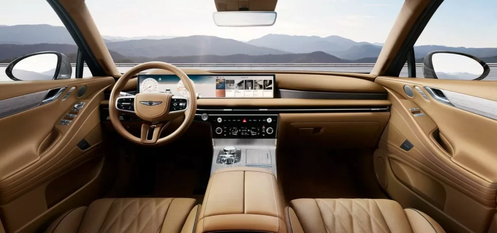 2023 Genesis G80. Imagen interior.