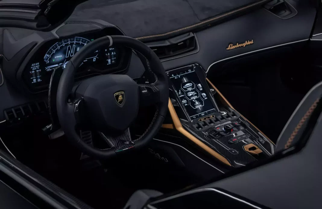 2021 Lamborghini Sian Roadster F1rst Motors. Imagen interior.