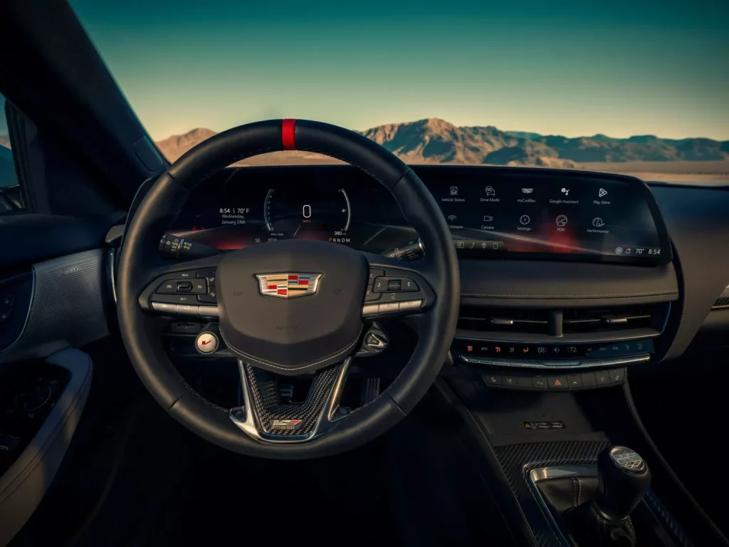 2024 Cadillac CT5-V Blackwing. Imagen interior.