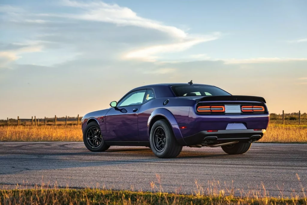 2024 Hennessey Dodge Challenger SRT Demon 170. Imagen trasera.