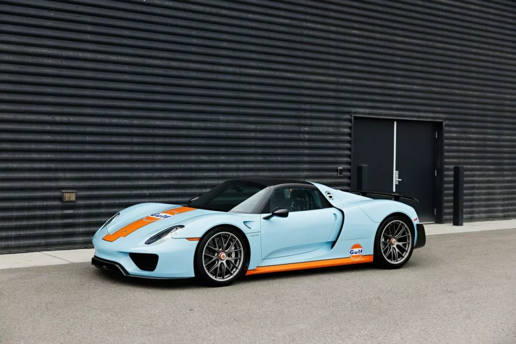 2015 Porsche 918 Spyder Gulf. Gooding. Imagen delantera.