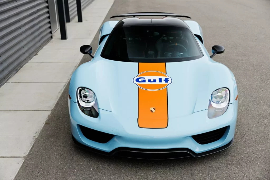 2015 Porsche 918 Spyder Gulf Gooding 3 Motor16