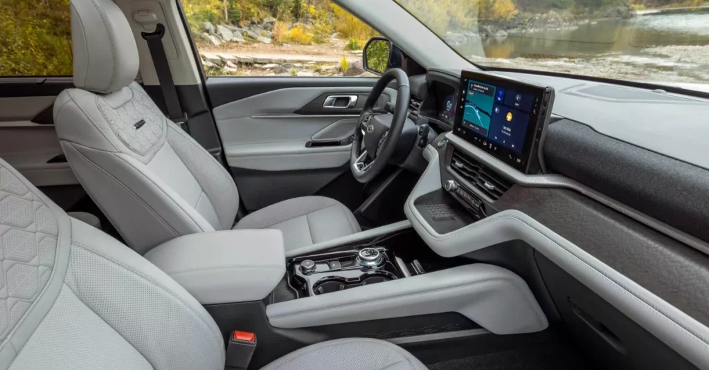 2024 Ford Explorer. Imagen interior.