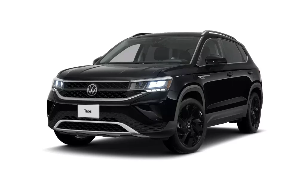 2024 Volkswagen Taos SE Black. Imagen delantera.