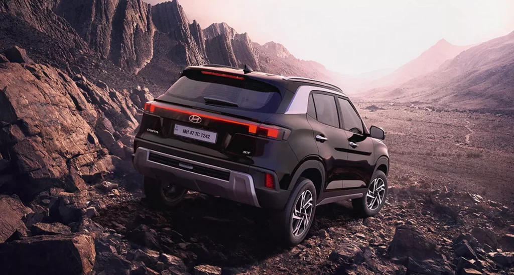 2024 Hyundai Creta. Imagen trasera.