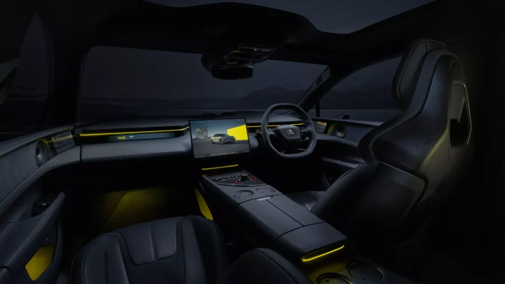 2024 Lotus Emeya Precios. Imagen interior.