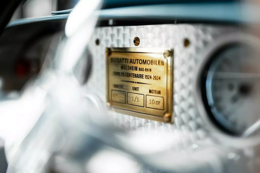 2024 Bugatti Type 35 Centenary Edition. Imagen detalle.