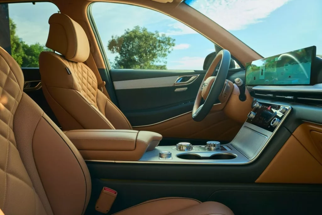 2024 Genesis GV80 USA. Imagen interior.