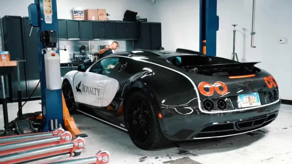 Un taller independiente y una solución económica para el arreglo del Bugatti Veyron