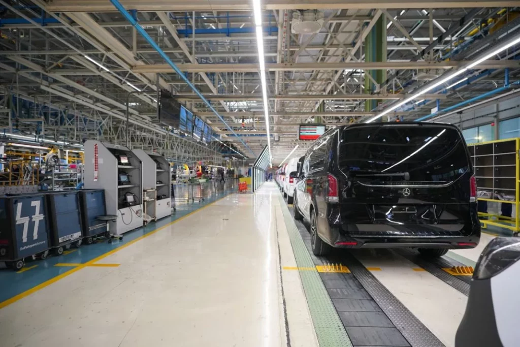 La planta de coches de Mercedes-Benz en Vitoria.