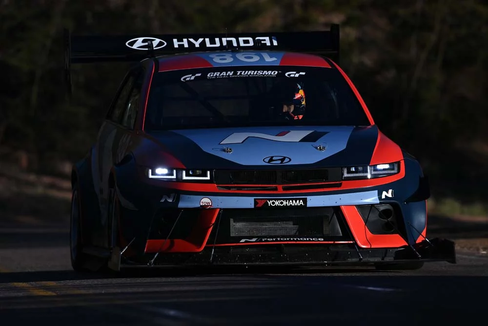 El Hyundai IONIQ 5 N de Dani Sordo en Pikes Peak.