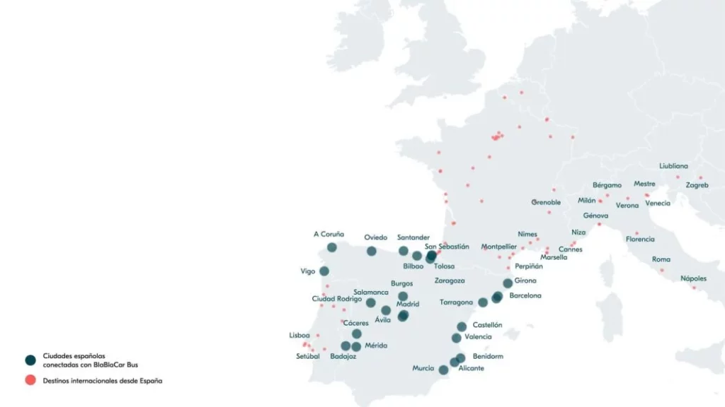 Mapa nuevas rutas de bus Motor16