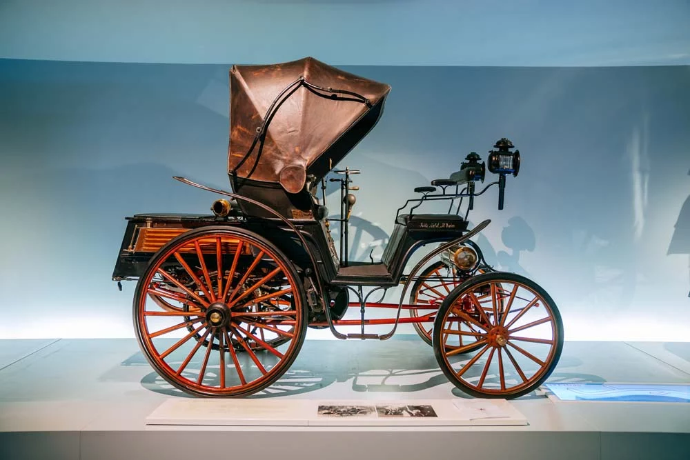 El Benz Victoria, ahora en el Museo de Mercedes-Benz.