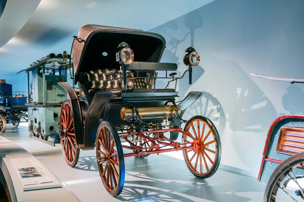 El Benz Victoria, ahora en el Museo de Mercedes-Benz.