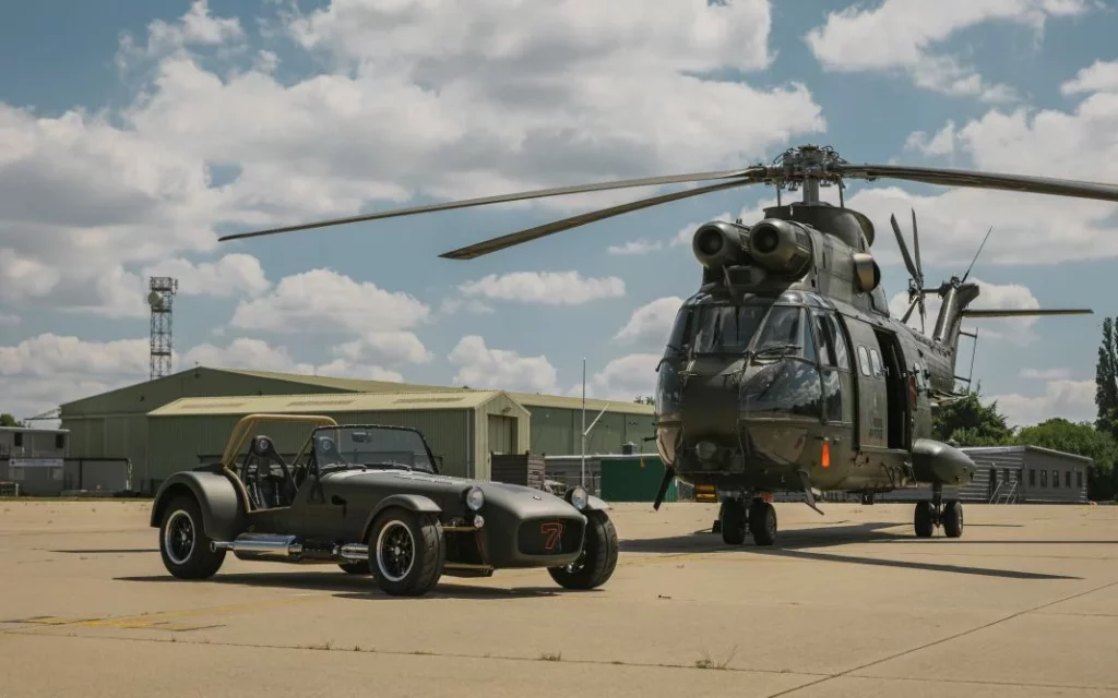 Caterham seven 360r 7 RAF helicopter 2 Motor16