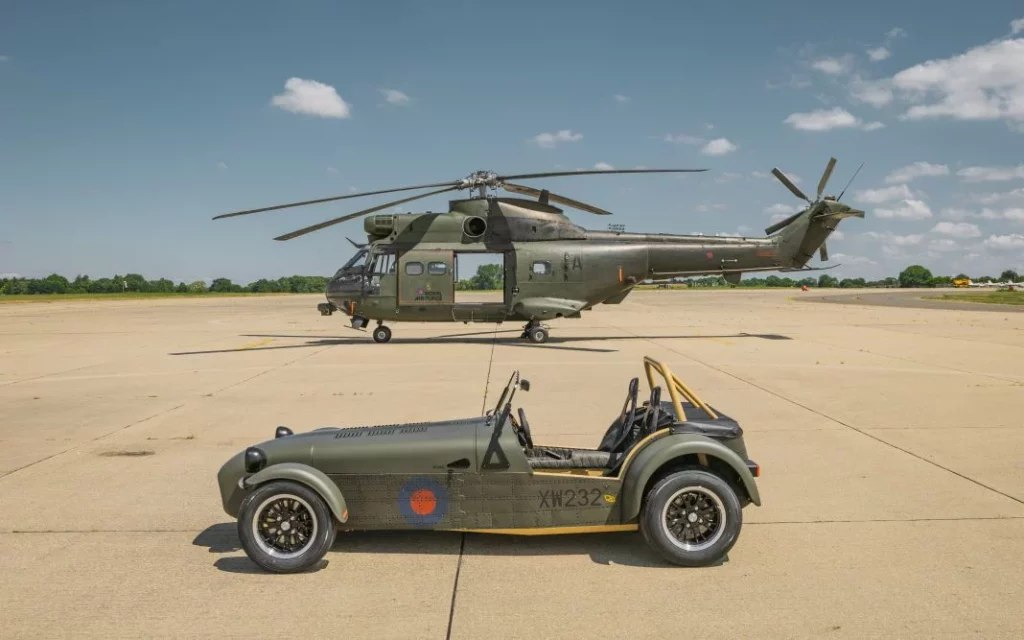 Caterham seven 360r 7 RAF helicopter 7 Motor16