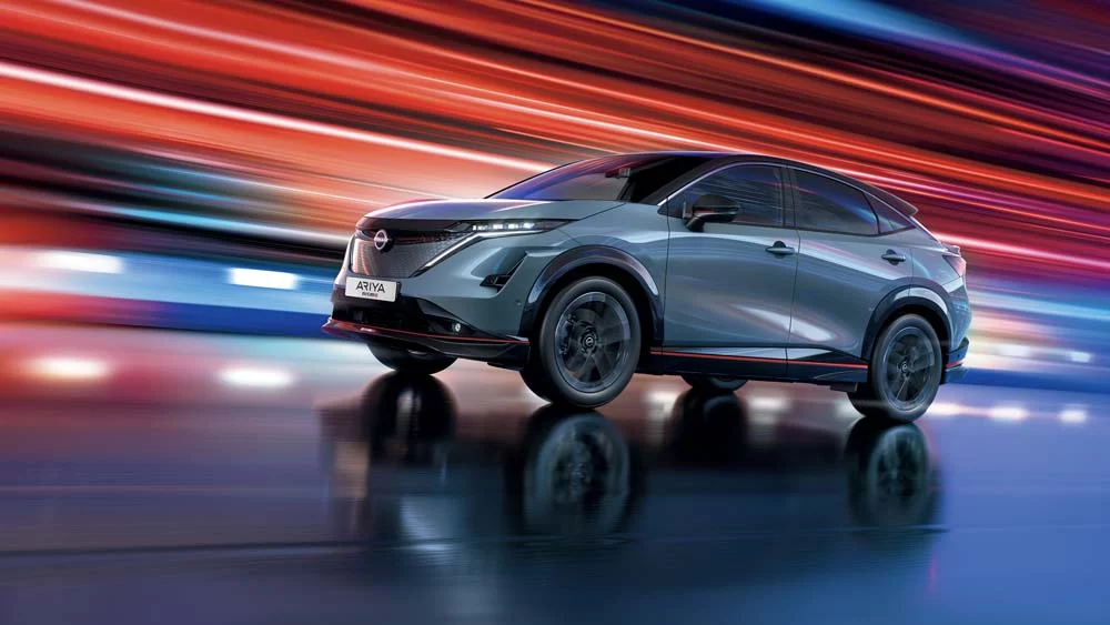 2024 Nissan Ariya Nismo. Imagen movimiento.