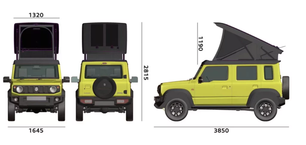 Suzuki Jimny Camper westfalia techo abierto Motor16